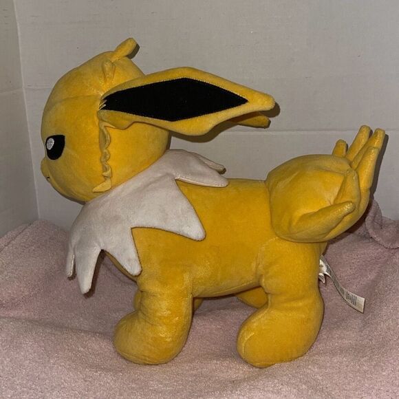 Build a Bear BAB Jolteon Pokemon Plush 14” Stuffed Anime Eeveelution  w/ sound I - Picture 3 of 8